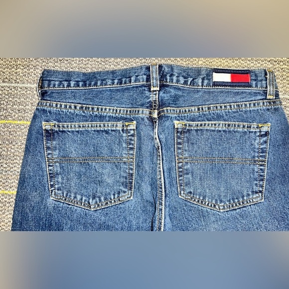 Tommy Jeans Vintage Low Rise Wide Leg Y2K 90’s Denim Boot Cut Jeans - Picture 5 of 7